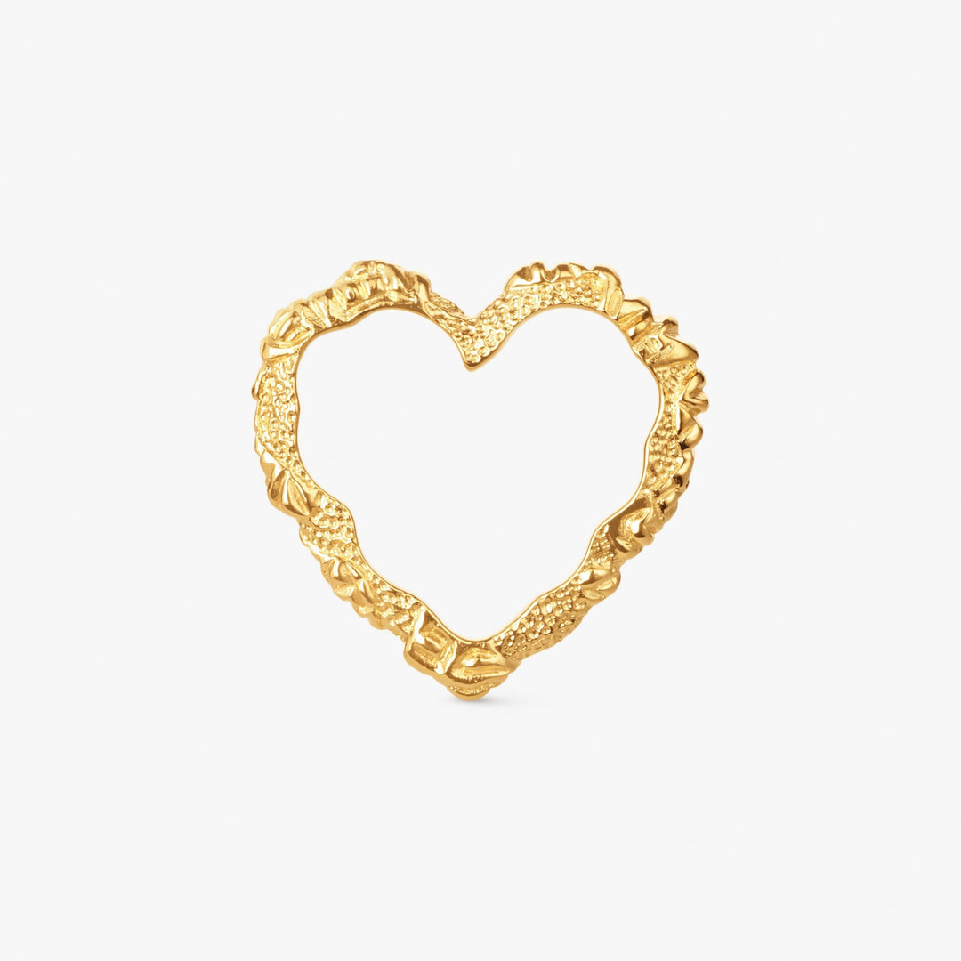 Alma | Hjertevedhæng i 22K Forgyldt Sterlingsølv