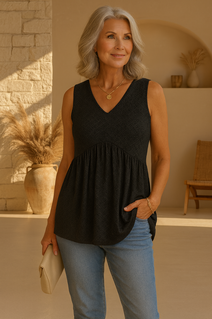 Ingrid - Uden Ærmer Top