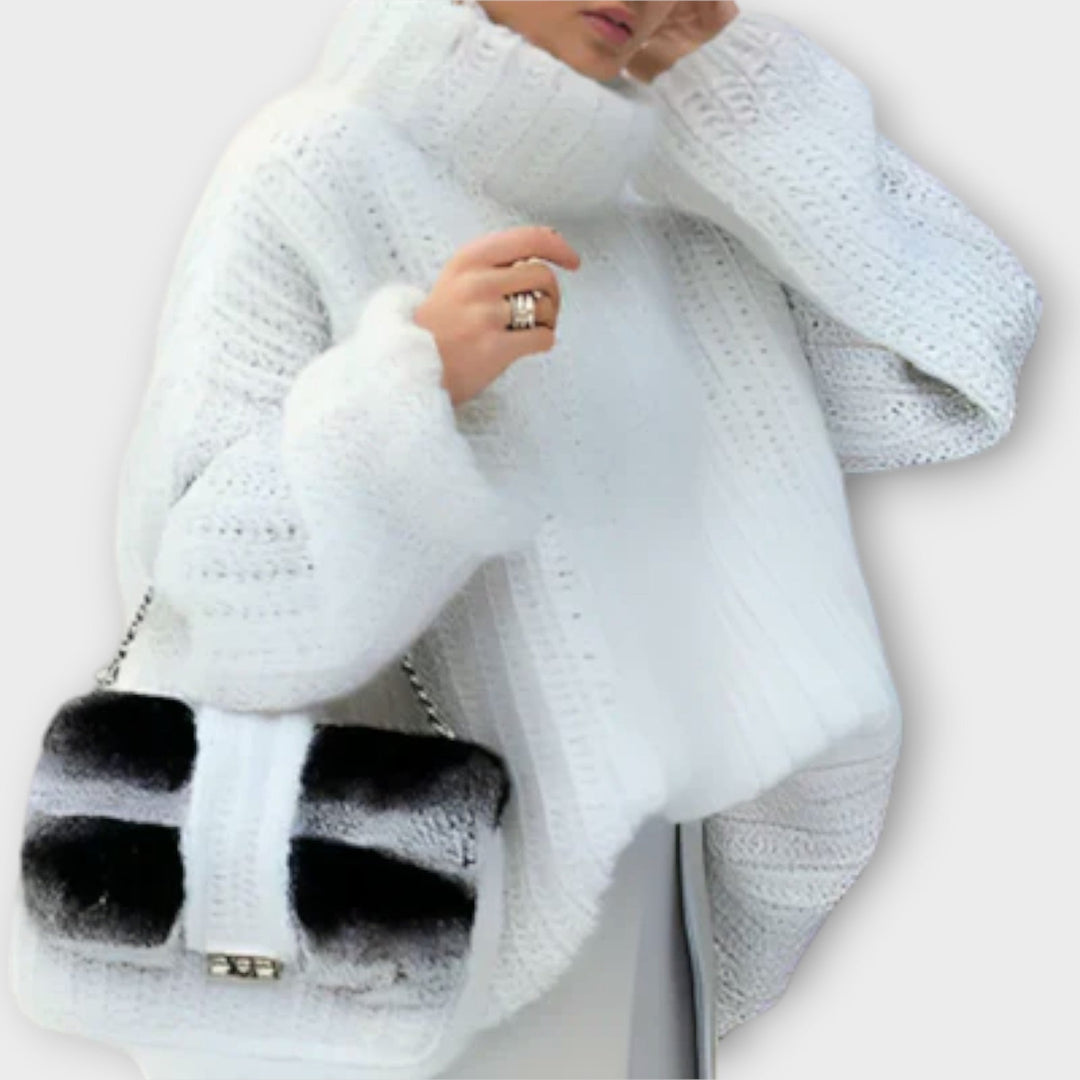 Andrea - Blød langærmet dame hoodie