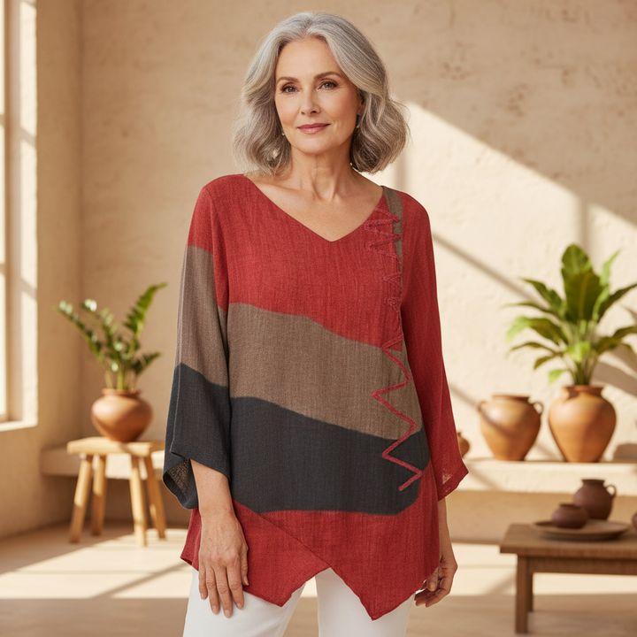 Naja – Mavedækkende bluse