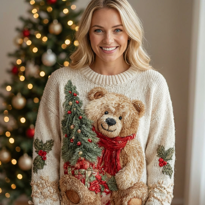 Fenna™ – Juletrøje med festivaldetaljer