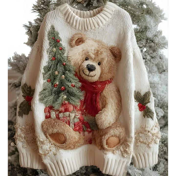 Fenna™ – Juletrøje med festivaldetaljer